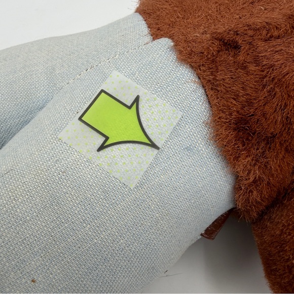 Vintage Ideal Toy Smokey Bear Plush Forest Park Ranger Badge Belt Buckle USA - Picture 14 of 16